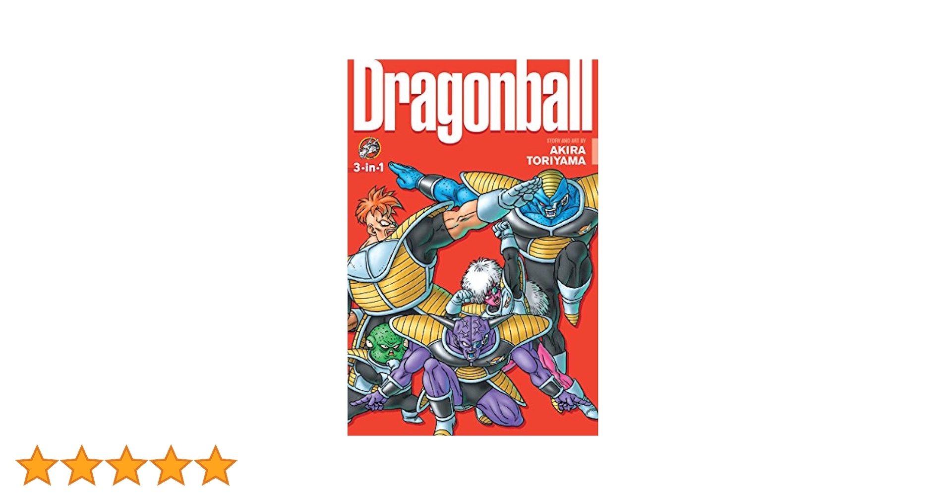【英語版】ドラゴンボール 3in1 8冊（24巻分）コミック Amazon.com: Dragon Ball (3-in-1 Edition), Vol. 1: Includes
